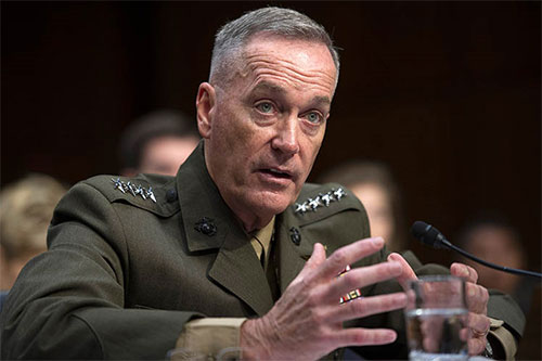 general Joseph Dunford Alto oficial de EEUU reconoce fortaleza del gobierno sirio